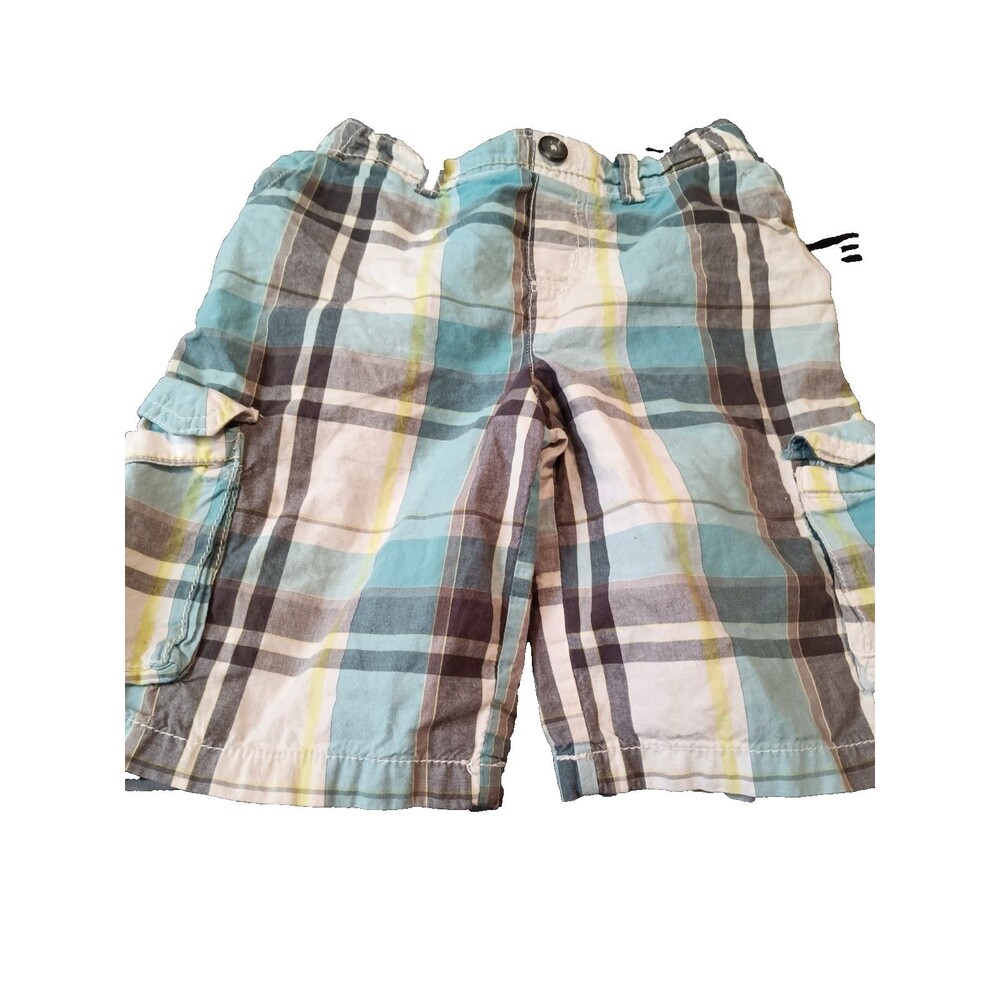Boys Sonoma Lightweight Plaid Shorts - size 7